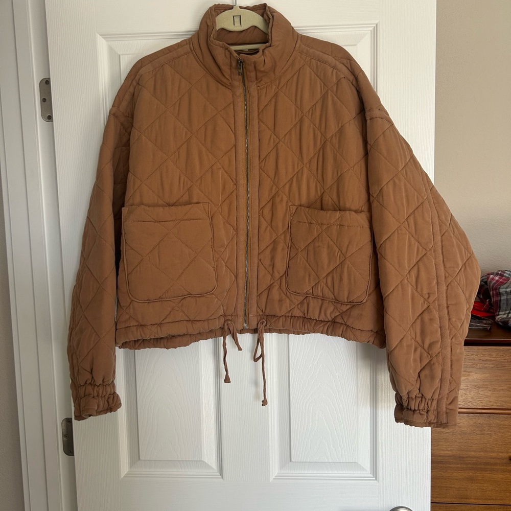 Blank NYC Cropped Quilted Jacket